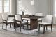 New Classic® Home Furnishings Kody 5-Piece Cream/Walnut Rectangular Dining Table Set-1