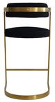 VIG Furniture Modrest Shandra Black/Gold Counter Stool-2