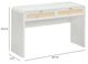TOV Furniture Patty White 2-Drawer Console Table-2