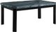 Elements International Francesca 5-Piece Black/Blue/Gray Leather Dining Set-1