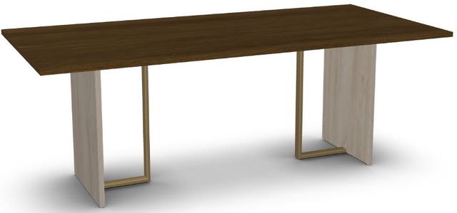 Amisco Customizable Zoel 84" Walnut Veneer Rectangular Table-3