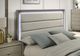 Furniture of America® Rainier 4-Piece Gray Upholstered Queen Bedroom Set-2
