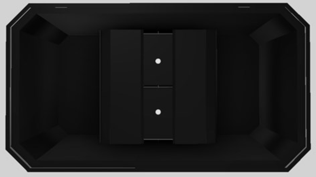 Vent-A-Hood® Designer Series 54" Black Island Range Hood-1