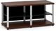 Salamander Designs® Synergy Twin 20 AV Cabinet-Dark Walnut/Aluminum-0