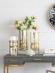 A & B Home Gold Candle Holder-5