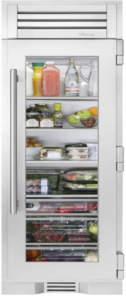 True® 24" 15.3 Cu. Ft. Stainless Steel Built-In Column Refrigerator-0