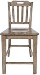 Jofran Inc. Prescott Park Weathered Oak Counter Stool-2
