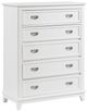 Homelegance® Sloane White Chest-0