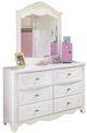 Signature Design by Ashley® Exquisite 5-Piece White Full Poster Bed Set-2