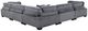 Homelegance® Traverse 5-Piece Gray Modular Sectional-4