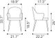 Zuo® Modern Silloth Gray/Black Dining Arm Chair-2