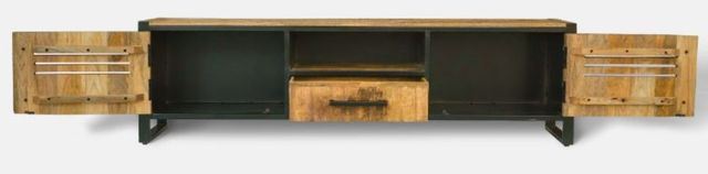Jaipur Furniture Frais Black/Brown Large TV Unit-2