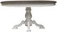 Liberty Furniture Magnolia Manor 5-Piece Antique White/Weathered Bark Pedestal Dining Set-3