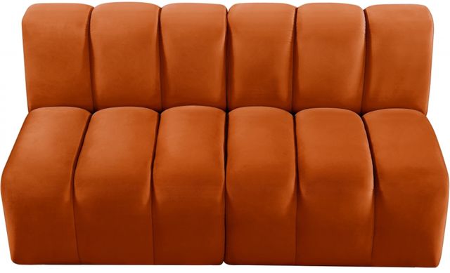 Meridian Furniture Arc 2-Piece Cognac Sectional-1