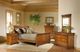 Elements International Shenandoah Classic Oak King Sleigh Bed-1