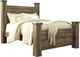 Signature Design by Ashley® Trinell Brown Queen Poster Bed-0