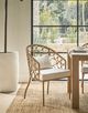 Universal Explore Home™ Weekender Coastal Living Home Pebble Natural-Nomad Snow Dining Arm Chair-4
