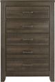 Signature Design by Ashley® Juararo 4-Piece Dark Brown Queen Panel Headboard Bed Set-4