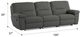Emerald Home Alberta 3-Piece Charcoal Gray Reclining Sectional Sofa-2