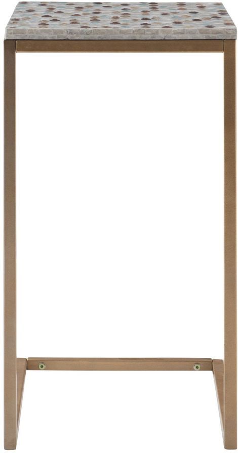 Linon Mop Gold C-Table-4