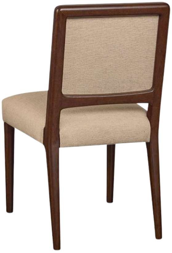 Bassett® Furniture Copenhagen Espresso/Sisal Upholstered Dining Side Chair-4