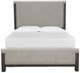 Magnussen Home® Plum Creek Elite Dove/Ravenwood Black Queen Upholstered Panel Bed-1