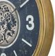 YHD Aged Gold/Black Gear Clock-4