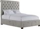 Elements International Waldorf Gray Queen Upholstered Storage Bed-0