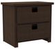 Elements International Cali Kids Brown Youth Nightstand-0