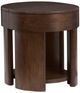 Magnussen Home® Holloway Toasted Almond Oval End Table-0