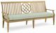 Century® Bunny Williams Outdoor Litchfield Natural Garden Bench-0