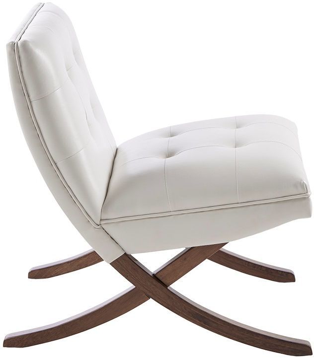 Olliix by INK+IVY White Wynn Accent Chair-2