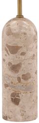 Dovetail Furniture Latrice Antique Brass/Natural Stone Floor Lamp-1