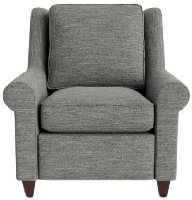 Bassett® Furniture Customizable Magnificent Motion Fabric Roll Arm Power Wall Recliner-1