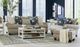 Cozy Life Varano Tan Chair and a Half with Pillows-1