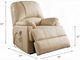 ACME Furniture Ixora Beige Recliner with Power Lift and Massage-2
