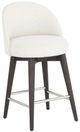 Fairfield® Customizable Ivy Swivel Counter Stool with Charcoal Legs-0