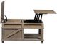 Liberty Furniture Parkland Falls Weathered Taupe Square Lift Top Cocktail Table-4