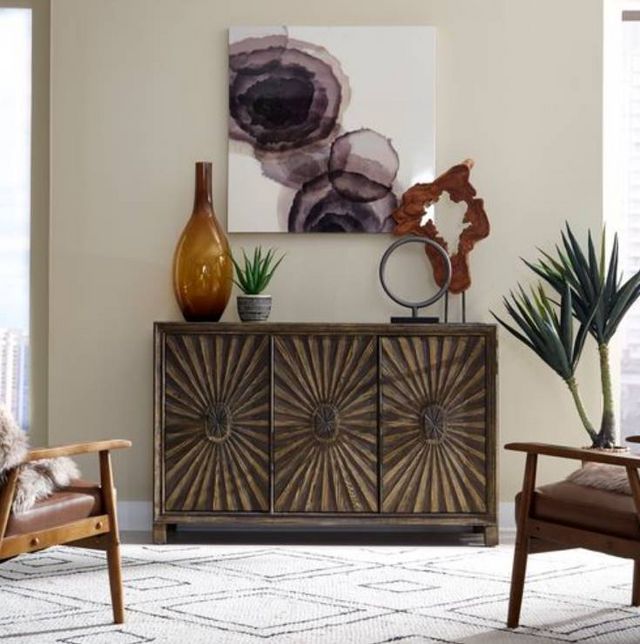 Liberty Furniture Chaucer Aged Whiskey Accent Cabinet-8