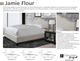 Parker House® Jamie Flour Queen Upholstered Panel Bed-3