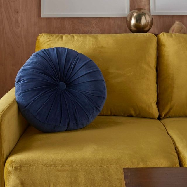 Nourison Home™ Lifestyles Navy Round Throw Pillow-1