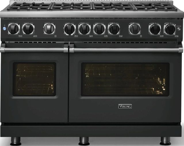 Viking® 7 Series 48'' Antique Bronze Pro Style Natural Gas Range-2