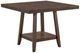 Elements International Seneca Brown Counter Table -0