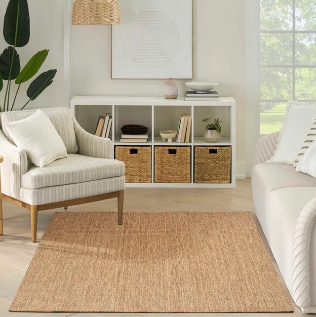 Nourison Home™ Horizon HOZ02 Natural 5'x7' Style 1 Area Rug-1