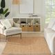 Nourison Home™ Horizon HOZ02 Natural 5'x7' Style 1 Area Rug-1