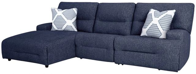 Signature Design by Ashley® Acklen Place 3-Piece Navy Left-Arm