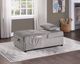 Homelegance® Garrell Brownish Gray Lift Top Storage Bench with Pullout Bed-1