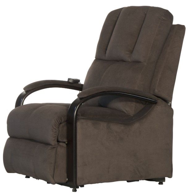 Catnapper® Chandler Walnut Power Lift Recliner with Heat and Massage-3
