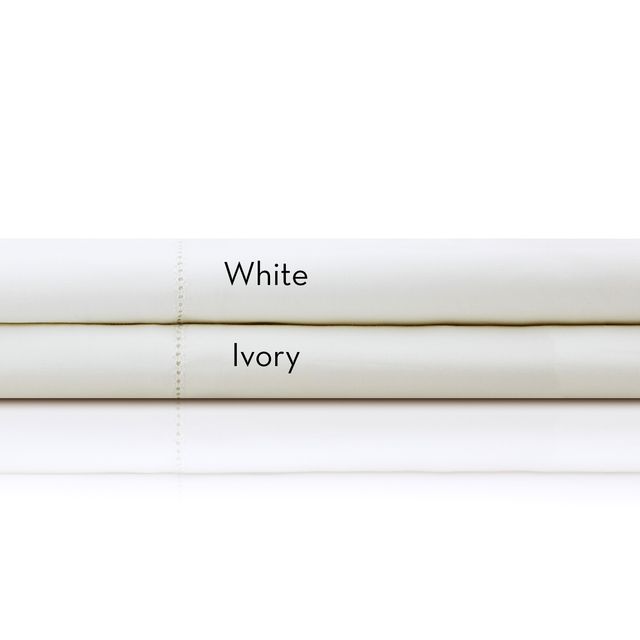Malouf® Woven™ Italian Artisan White Twin Sheet Set-2