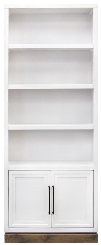 Legends Home Nora Barnwood/Jasmine White Display Case-3
